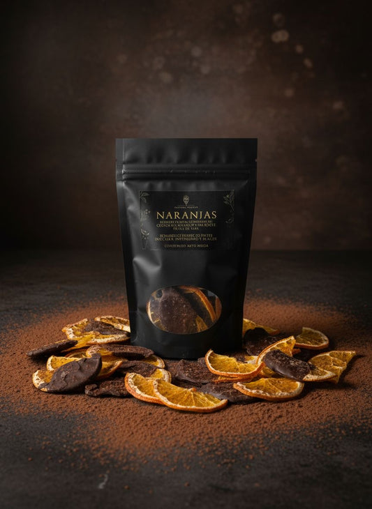 Naranjas Deshidratadas con Chocolate Amargo | Corazón Amargo
